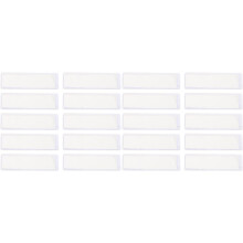 20 Stück magnetische Etikettenhalter, Kartenhalter für Karteikarten, Etikettenmagnete, magnetische Schilder für Hüllen