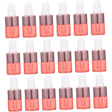 20pcs Travel Dropper Bottles Glass Vials Empty Essential Oil Bottles for Liquids Sample Vials