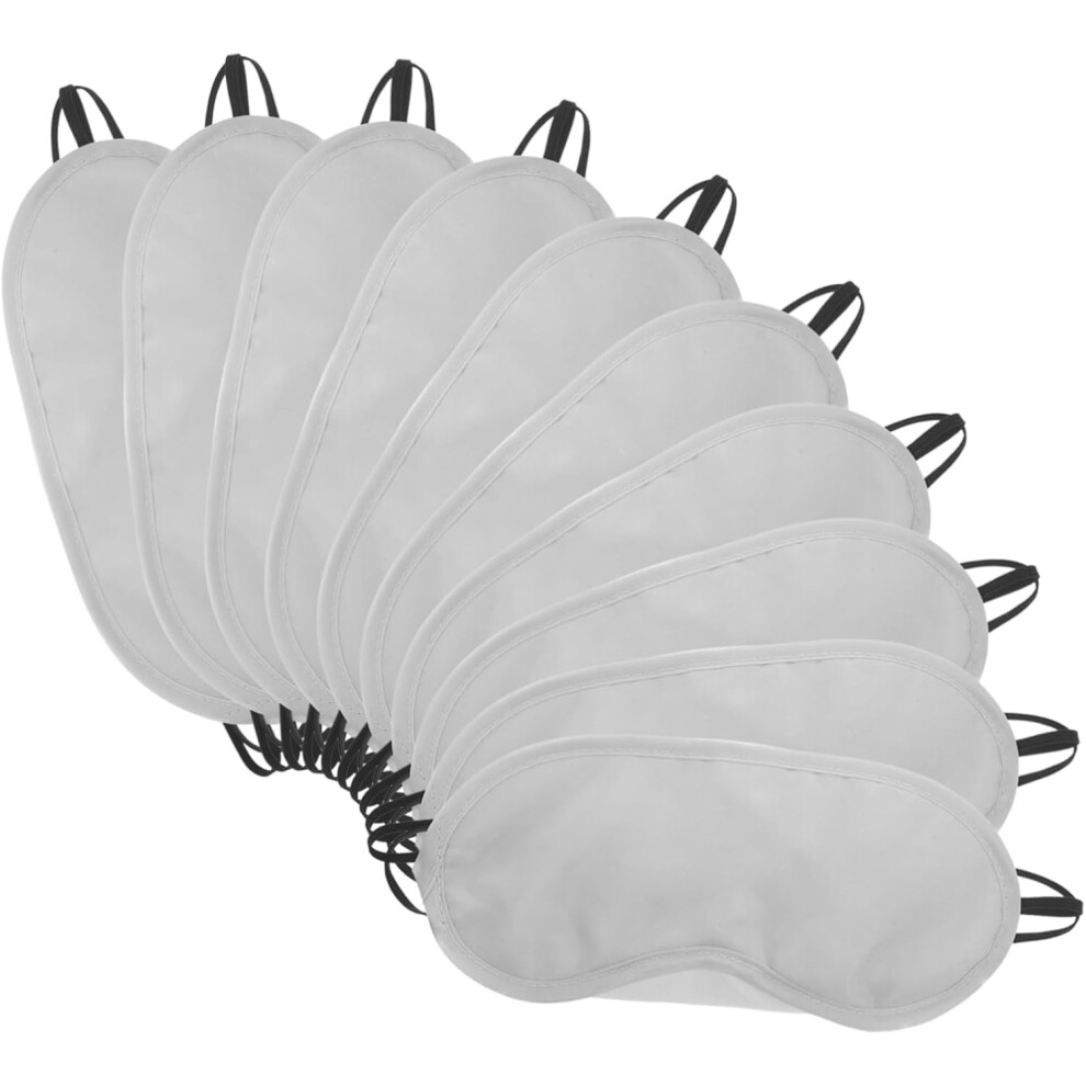 Hkhbjs Grey 20Pcs Blackout Sleeping Eye Masks For Travel And Household Use Portable And Breathable