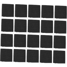 Manchons de protection élastiques en nylon pour la pêche (20 pièces), noirs, pour le pouce et les doigts.