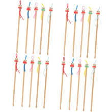 Lot de 20 cure-oreilles portables en bambou, outils à suspendre pour une extraction délicate du cérumen.