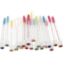 20 leere Mascara-Tuben mit Wimpernbürsten-Set, Kristall-DIY-Make-up-Werkzeug