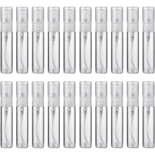 20 Mini-Tragbare Glas-Sprühflaschen für Damenparfüm, Haarparfümflaschen