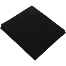 20 db fekete filc négyzetek kézműveskedéshez, barkácsoláshoz, puha szövet lapok művészeti projektekhez és patchworkhöz, 30x30cm