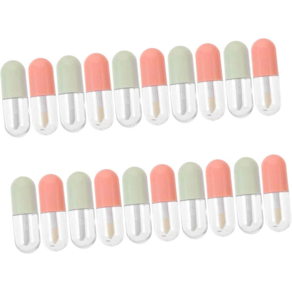 Hkhbjs 20Pcs Empty Lip Gloss Tubes With Caps Refillable Lip Balm Containers