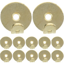 20 Stück goldene Wandhaken mit einem Loch, stabile Bilderhaken, robuste Fotorahmenaufhänger