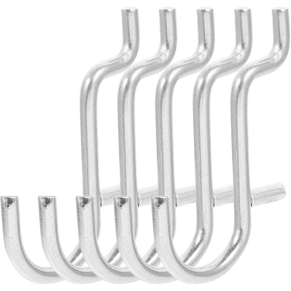 20Pcs Metal Pegboard Hooks Small U-Shaped Heavy Duty Peg Board Hooks 5455468321542