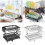 Double Layer Dish Drying Rack For Kitchen-Milky white 3