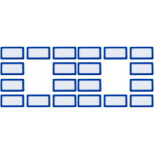 20 Stück magnetische Etikettenhalter für Whiteboards, Namensschilder und Kartenhalter