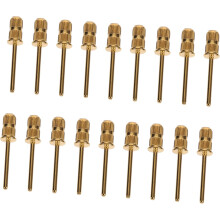 20 brocas para pedicura, herramienta de manicura, broca para cutículas con función de afilado y lijado.
