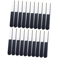 20 limas de manicura, lima de uñas de doble cara, lima de uñas, tira de esmalte, herramienta de arte para salón de belleza.