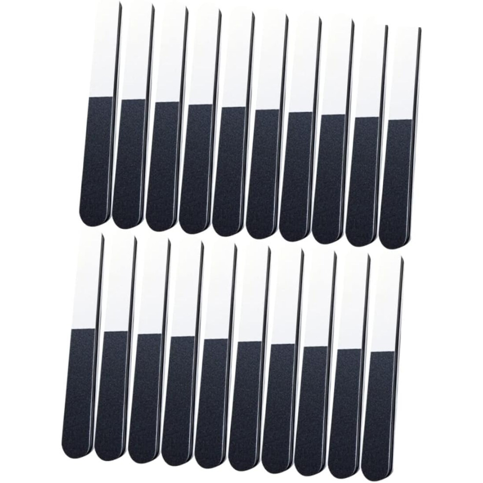 Hkhbjs 20Pcs Manicure Files Nail File Double Side Nail File Polish Strip Art Tool For Salon Art Shop