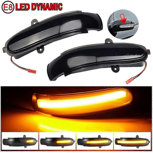 Side Mirror Dynamic Blinker Light, Compatible with Mercedes C Class W203 CL203 Replacement 1