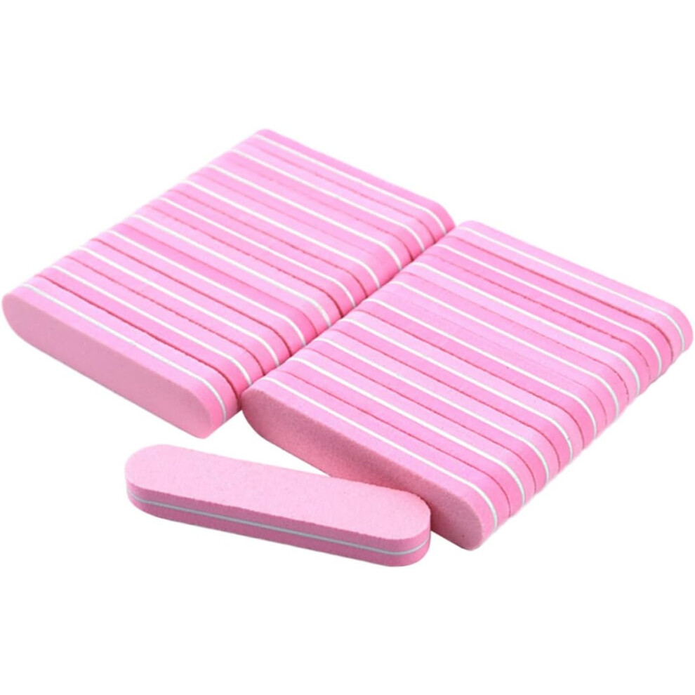 Hkhbjs Pink 20Pcs Mini Nail Files Fingernail Files Manicure Tools Kit Buffer Block
