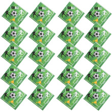 20 Stück Servietten mit Fußballmotiv, saugfähig, Papierservietten