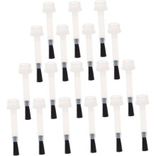 Cabezales de repuesto para pinceles de esmalte de uñas, 20 unidades, 9 mm, pinceles portátiles para frascos de uñas.