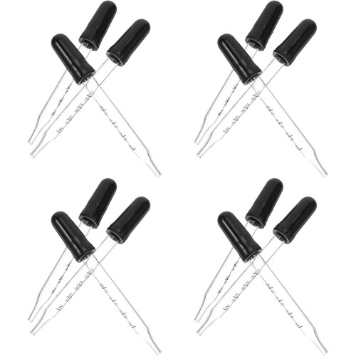 20pcs Glass Graduated Pipettes 1ml Liquid Droppers