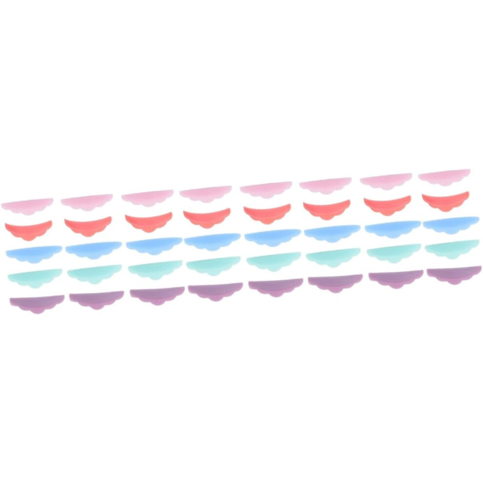 Hkhbjs 20Pairs Silicone Eyelash Grafting Gaskets For Eyelash Perming Pads Extension Gasket Perm For Makeup Pads