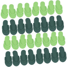 20 paires de chaussons de manucure jetables pour salons de beauté et hôtels, usage intérieur et spa.