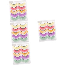 20 Paar künstliche Wimpern, natürlich wirkend, für Damen, Party-Wimpern, kosmetische Wimpern, wiederverwendbar für den täglichen Gebrauch