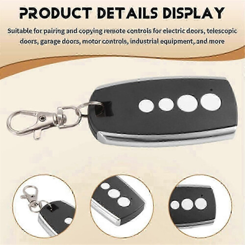 Compatible with KING GATES STYLO2K 433.92MHz Rolling Code Garage Gate Remote Controller 1