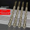 6PCS 4-Flute Sawtooth Eccentric Drill Bit, High Hardness Skewed Eccentric Drill Bits 5