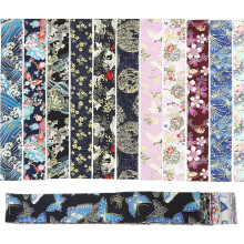 20 Stück Patchwork-Stoffstreifen aus Baumwolle für Quilten, DIY-Nähprojekte