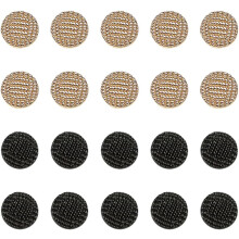 Lot de 20 boutons de couture en métal style vintage pour vêtements, costumes, manteaux et accessoires.