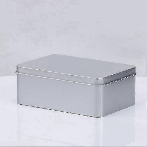3 Pcs Tinplate Storage Box with Lid, Multipurpose Wedding Candy Tin Container 1
