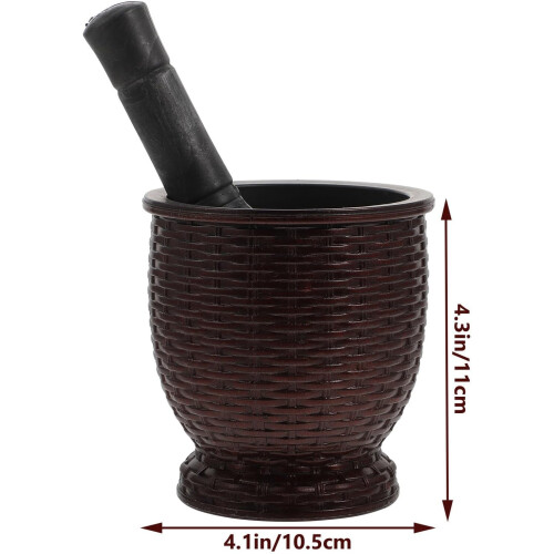 Multi-Function Garlic Crush Pot Pestle Plastic Ergonomic Pestle Design Crusher for Garlic Kitchen Tool 1
