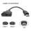HDMI Splitter 1 in 2 Out Adapter Cable for HDMI Signal Split Duplication 3