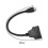 HDMI Splitter 1 in 2 Out Adapter Cable for HDMI Signal Split Duplication 4