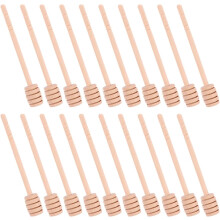 20 Stück Honig-Rührstäbchen aus Holz, Honiglöffel, leicht, abwaschbar, für Küche und Esszimmer