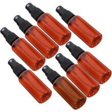 20 szt. 30 ml plastikowe butelki z rozpylaczem do makijażu wielokrotnego użytku, przenośne, szczelne, brązowe
