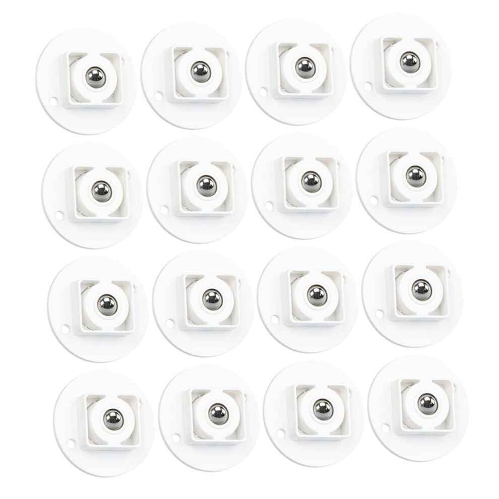20Pcs Storage Case Caster Wheels Mini Castor Wheels For Pulloff Trash Can Adhesive Paste Caster 5455468169588