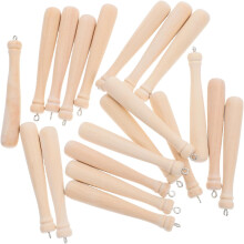 20 Mini-Baseballschläger-Anhänger aus Holz – DIY-Anhänger, Bastelzubehör, Sport-Schmuck, kleine Handarbeit