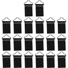 Zestaw 20 trójkątnych kółek do trampoliny i klamer taśmowych, stalowe paski mocujące