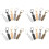 Metal Zipper Head Zipper Pulls Replacement 20Pcs Assorted Color Replaceable 1