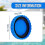 2 Pack Pool Skimmer O-Ring Plug, Thickened Winter Stopper for Outdoor Pools 5