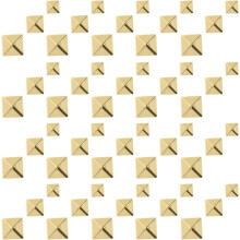 Ensemble de 600 rivets pyramidaux en métal – Ornements carrés mini griffes en alliage