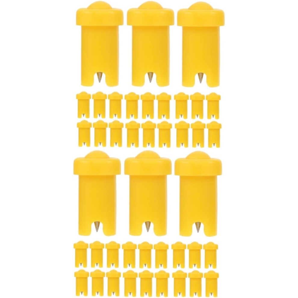 Hkhbjs 200Pcs Eyelash Glue Bottle Nozzle Blocking Needles For Lash Extensions Eyelash Bottle Pins For Diy Lash Application