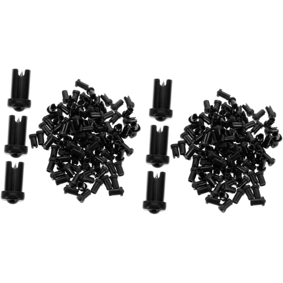 Hkhbjs 200Pcs Eyelash Glue Bottle Pin Eyelash Bottle Clog Needle Nozzle Replacements For Supplies