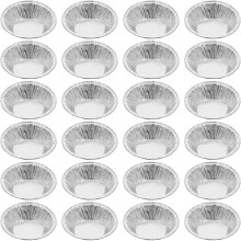 200 Stück Eierkuchenformen aus Aluminiumfolie, Mini-Törtchen-Backförmchen, runde Törtchenformen
