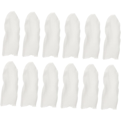 200pcs Cotton Finger Cots Sweatproof Protective Cover without Affecting Flexibility White Finger Protectors