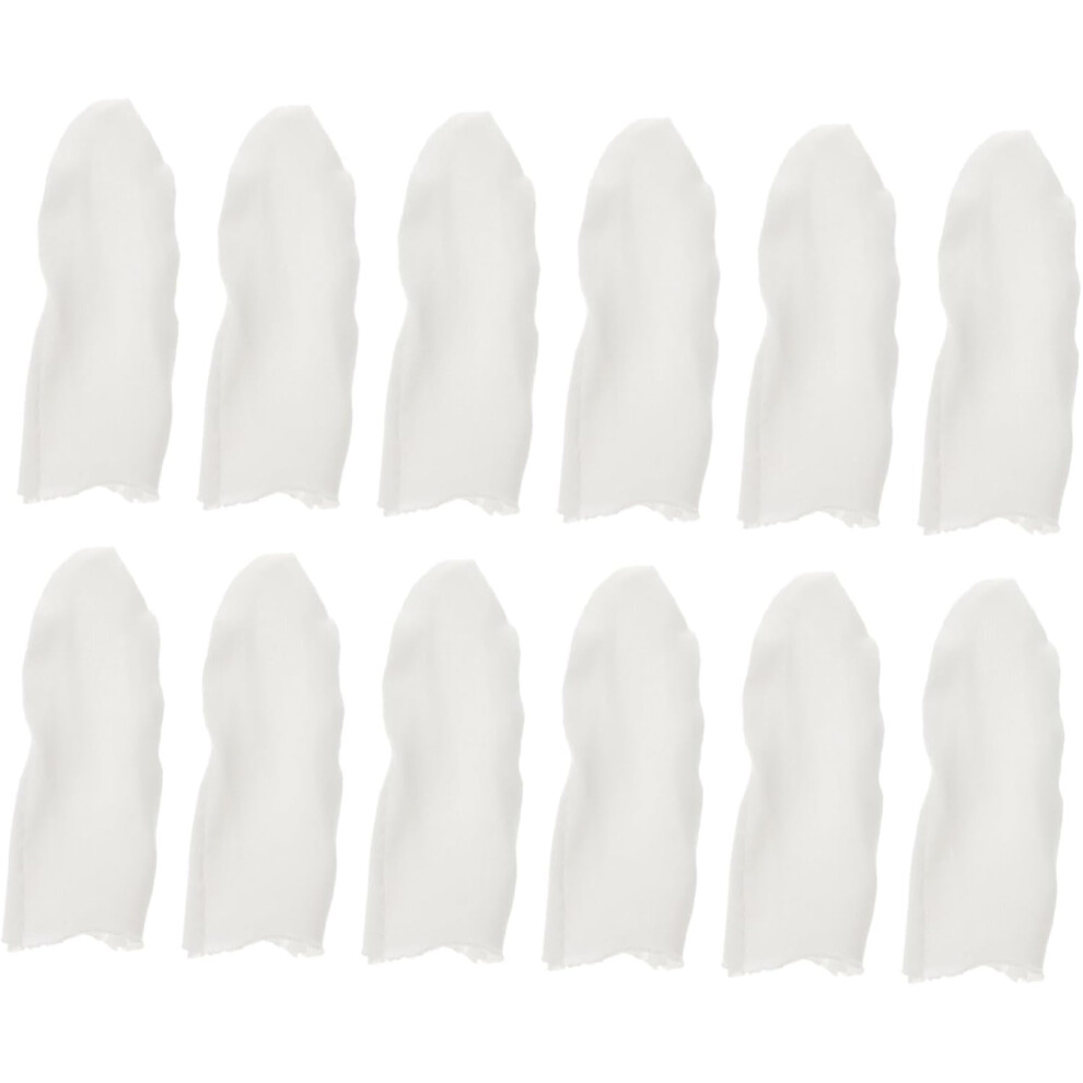 Hkhbjs 200Pcs Cotton Finger Cots Sweatproof Protective Cover Without Affecting Flexibility White Finger Protectors