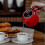 550ml Red Ceramic Loose Leaf Teapot with Strainer and Lid 4