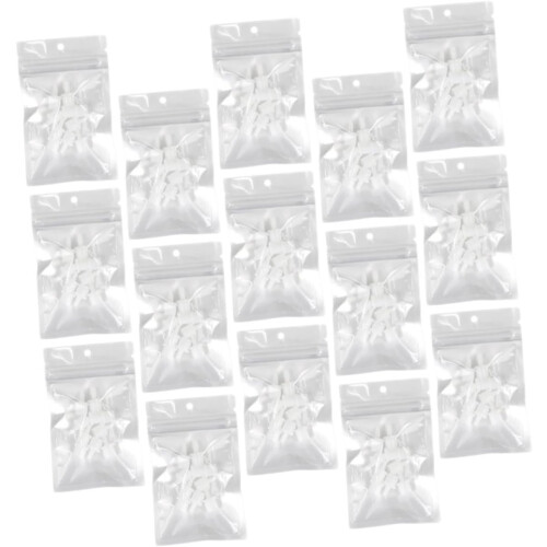 200pcs Portable Eyelash Glue Storage Container Plug