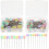 200PCS Flat Head Pins and Practical Buckle Pins for Handwork Patchwork and Craft 1