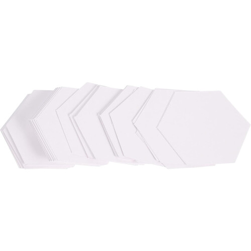 200pcs Patchwork Template Quilting Paper Template for Quilting Supplies Paper Piercing Mold Tool Use for Piecing