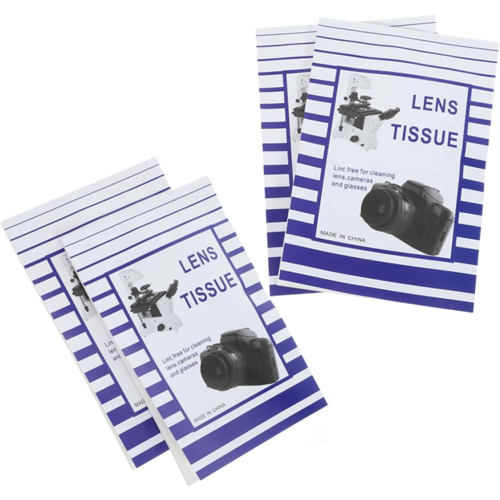 Hkhbjs 200Pcs Screen Lens Cleaning Paper Disposable Wipes For Eyeglass Cleaning Cloth Camera Lens